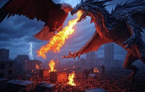 AGUILA VS DRAGON CONTENEDORES AGUILA VS DRAGON CONTENEDORES