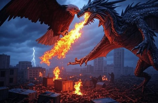 AGUILA VS DRAGON CONTENEDORES