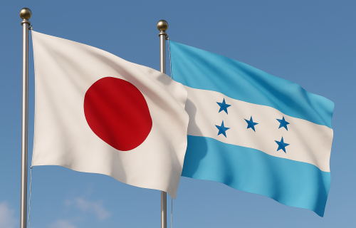 BANDERAS DE JAPON Y HONDURAS OK