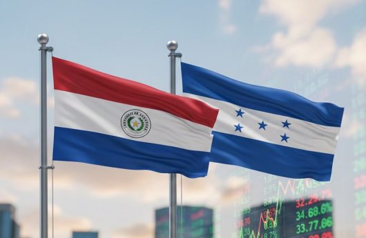 BANDERAS HONDURAS Y PARAGUAY