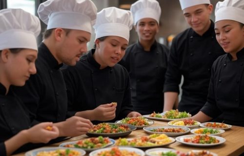 CHEFS PROBANDO ALIMENTOS