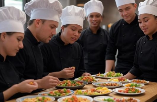 CHEFS PROBANDO ALIMENTOS