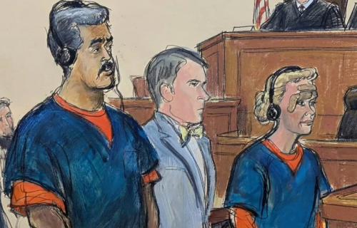 Maduro y Cilia en Tribunal NY