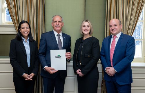 President-Elect Nasry Asfura meets with Cargill representatives at the Jefferson Hotel on January 15, 2026 in Washington, D.C.