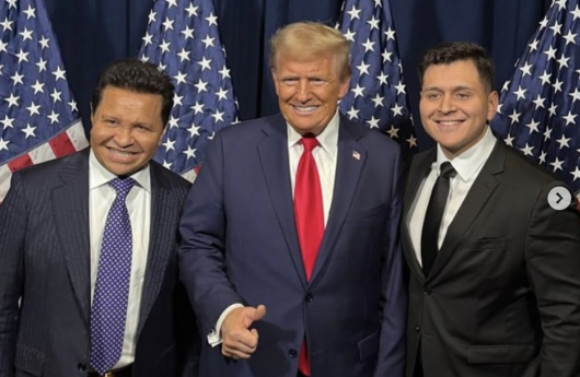 Guillermo Maldonado, pastor hondureño, Donald Trump y Ronald Maldonado