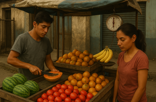 VENDEDORES CALLEJEROS DE FRUTAS